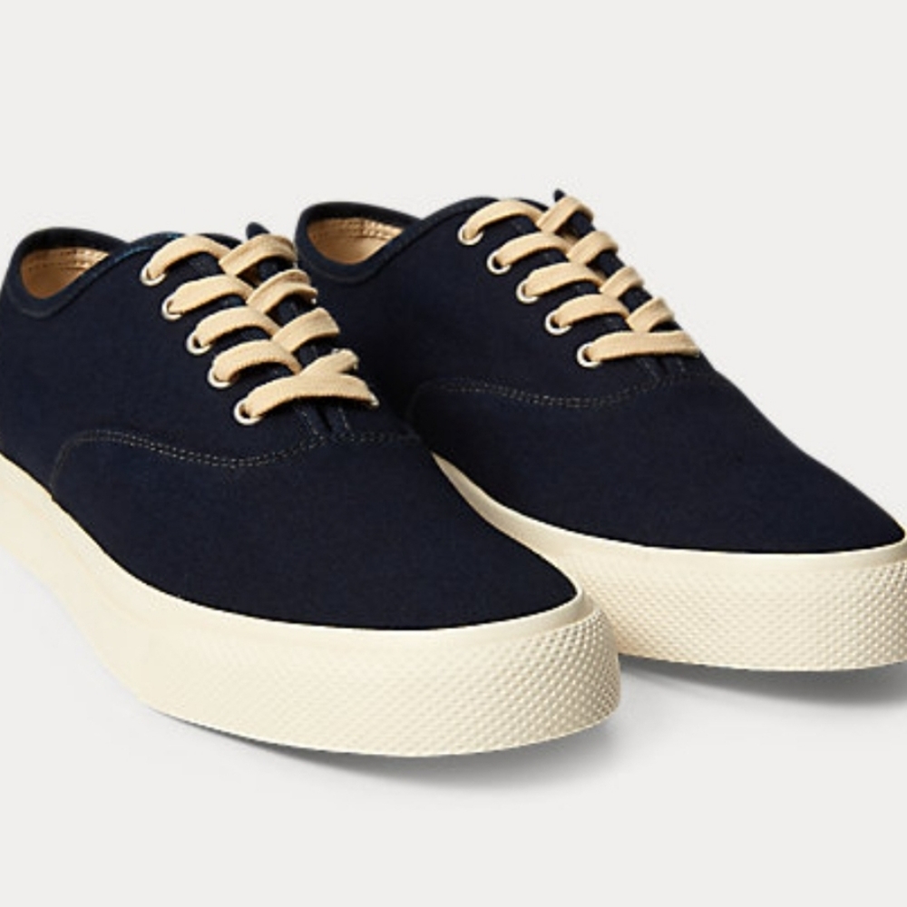 Polo sport navy suede sneakers,  ladies size 9.5